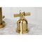 Kingston Brass FSC8933ZX Millennium Widespread Bathroom Faucet W/ Brass Pop-Up, Brass FSC8933ZX - alternate 3